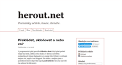 Desktop Screenshot of herout.net